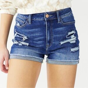 SO womens curvy shortie shorts, size 11